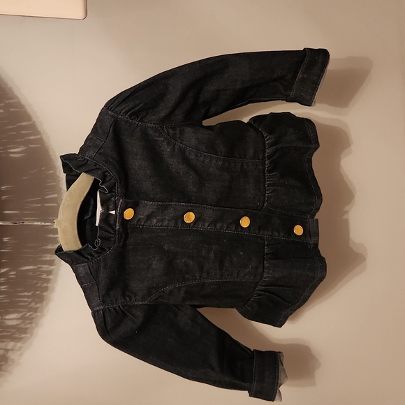 Janie and jack denim jacket size 18-24 mon - Picture 1 of 3